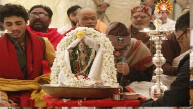 Ram Mandir Update Photos: प्राण प्रतिष्ठा समारोह से पहले राम मंदिर में पूजा अनुष्ठानों की झलकियां देखने को मिली