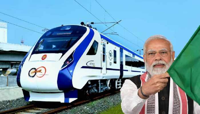 10 वंदे भारत ट्रेनों को पीएम ने दिखाई हरी झंडी, करोड़ों की परियोजनाओं की दी सौगात
