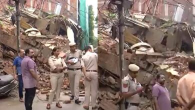 Model Town Building Collapsed